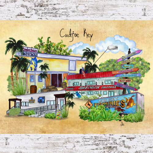 Cudjoe Key - Tropical Art Chick